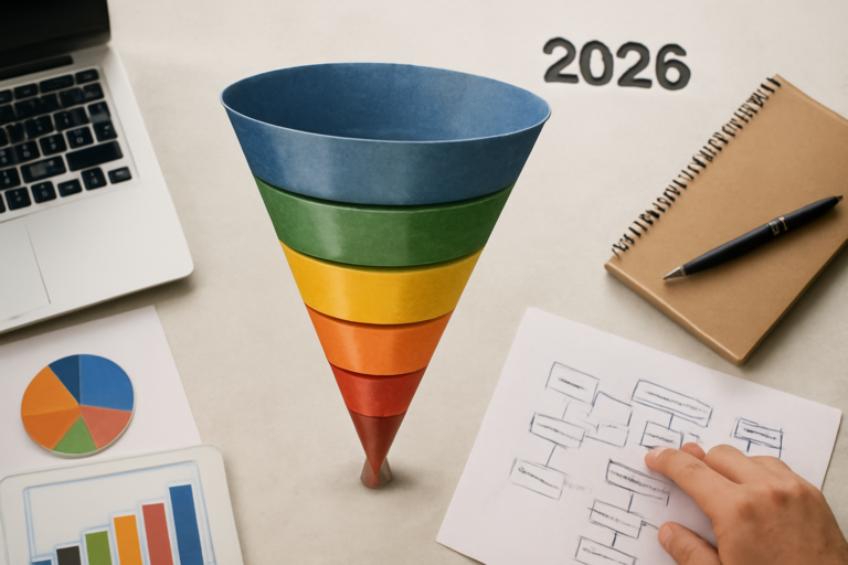 Funnel di marketing 2026: dalle ads al CRM in 6 step
